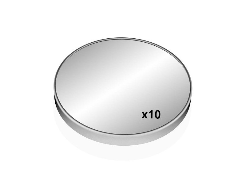 Увеличително Огледало Versa Кристал Желязо Огледало 2,5 x 17 x 17 cm