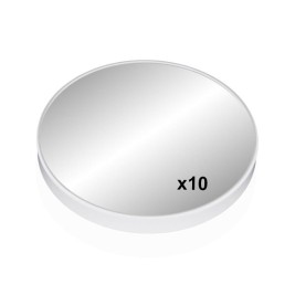 Увеличително Огледало Versa Бял Кристал Желязо Огледало 2,5 x 17 x 17 cm