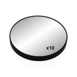 Увеличително Огледало Versa Черен Кристал Желязо Огледало 2,5 x 17 x 17 cm