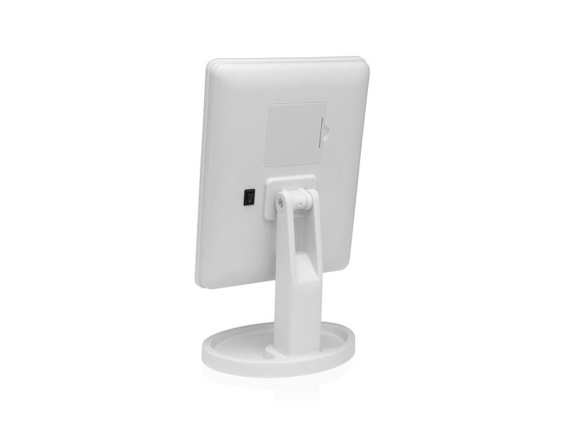 Баня огледало с LED светлина Versa Бял полипропилен Огледало 11,9 X 28,5 X 16,9 CM