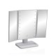 Баня огледало с LED светлина Versa Бял полипропилен Огледало 11,6 X 29,5 X 18 CM