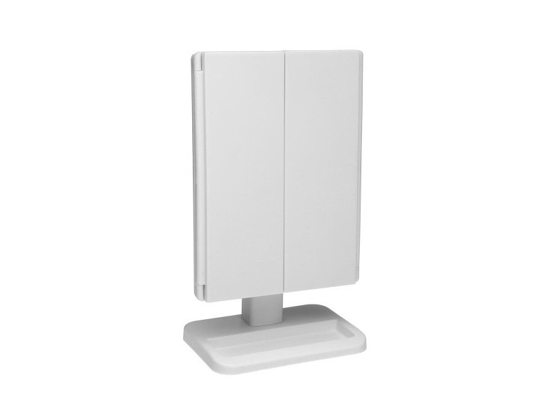 Баня огледало с LED светлина Versa Бял полипропилен Огледало 11,6 X 29,5 X 18 CM