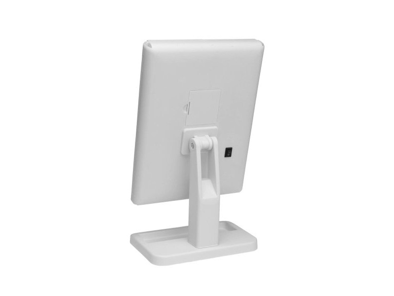 Баня огледало с LED светлина Versa Бял полипропилен Огледало 11,6 X 29,5 X 18 CM