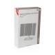 Баня огледало с LED светлина Versa Бял полипропилен Огледало 11,6 X 29,5 X 18 CM