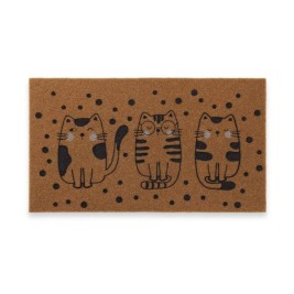 Изтривалка за Врата Versa Кокосови влакна 40 x 2 x 70 cm Котка