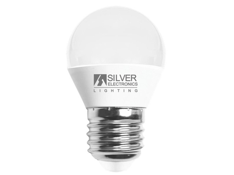 LED крушка Silver Electronics ESFERICA PEQUE 6 W 3000K 550 lm Бял