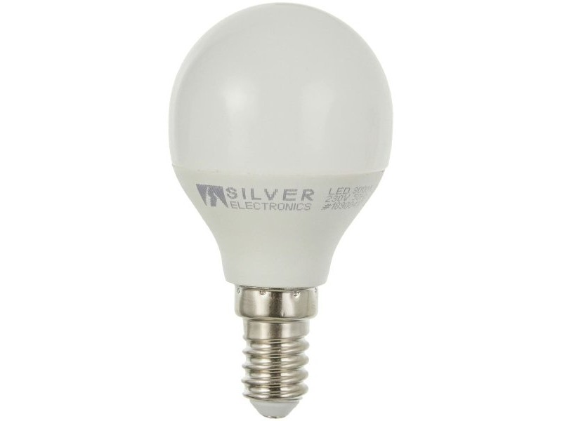 LED крушка Silver Electronics ESFERICA PEQUE Бял 6 W E14 960 lm (3000 K)