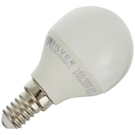 LED крушка Silver Electronics ESFERICA PEQUE Бял 6 W E14 960 lm (3000 K)