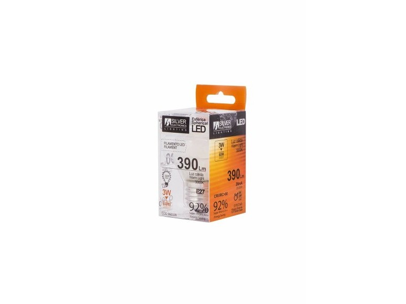 LED крушка Silver Electronics 960328 E27 3W 3000K