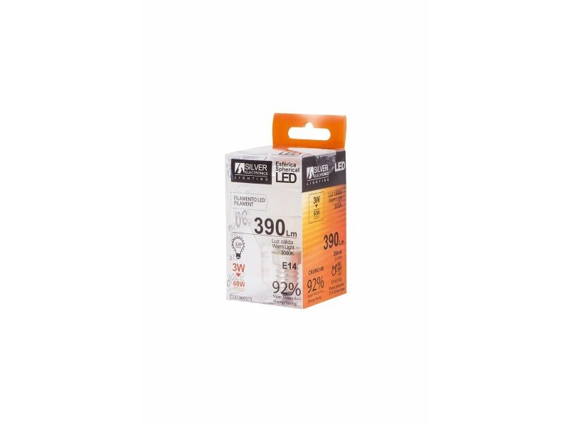 LED крушка Silver Electronics 960315 3W E14 3000K