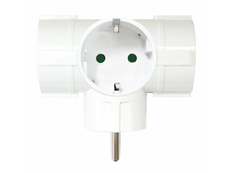 Адаптер Silver Electronics 9153 3500W Бял 220 V