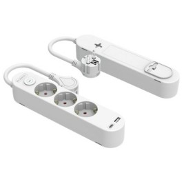 Табло с 3 гнезда с бутон за включване Silver Electronics 48643