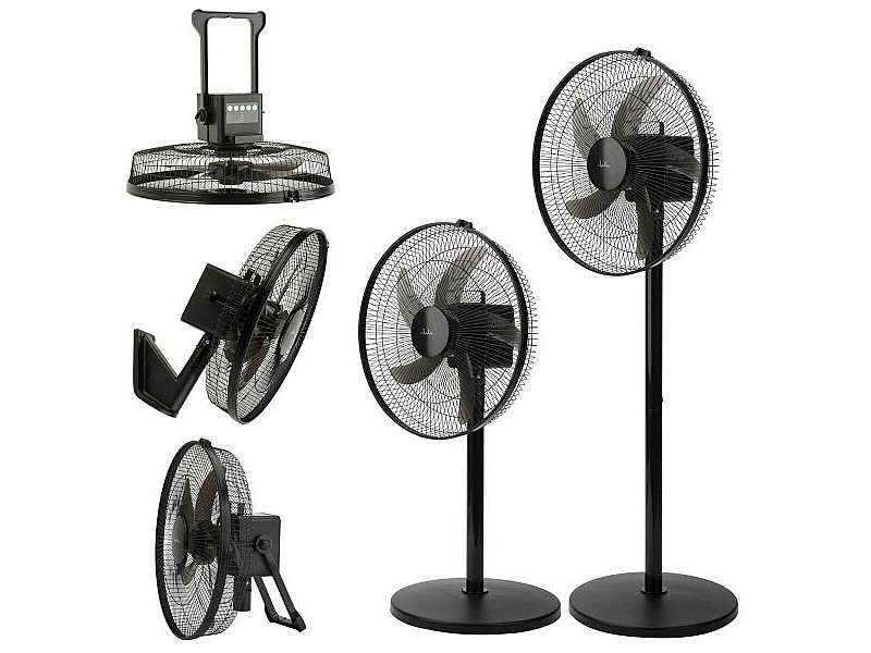 Вентилатор с крака JATA JVVP3051 Черен 60 W