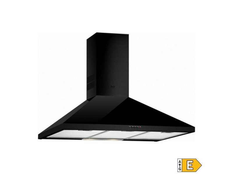 Конвенционален абсорбатор Teka CAMPANA DBB 90 NEGRO 90 cm 63 dB Черен