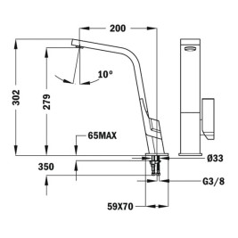 Смесител Teka IC 915 Бял Метал
