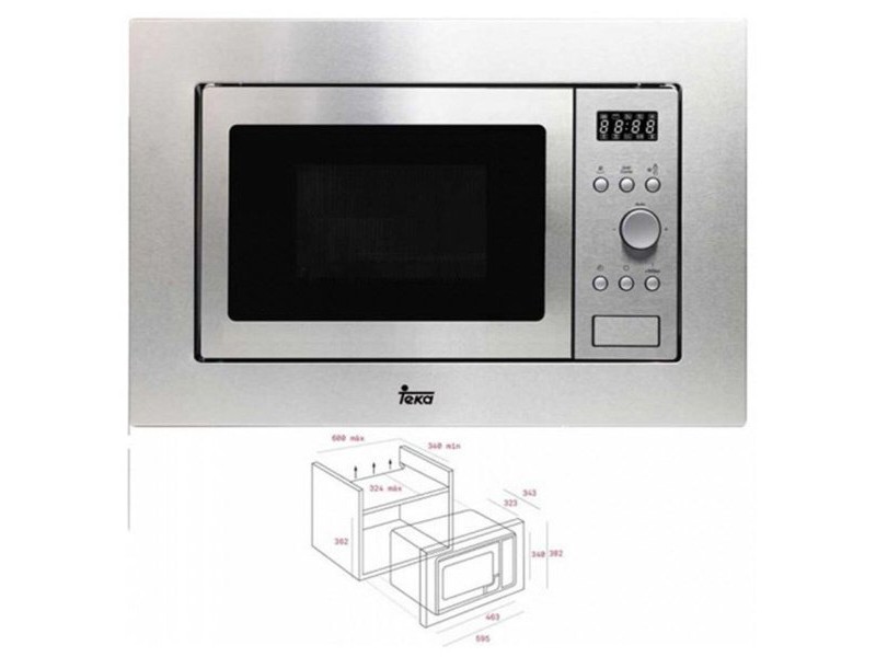 Вградена микровълнова печка с грил Teka MWE204FI 20 L 800W Стомана 800 W 20 L