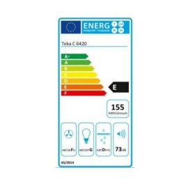 Конвенционален абсорбатор Teka C6420BK 60 cm 375 m3/h 73 dB 316W