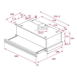 Конвенционален абсорбатор Teka CNL6415BK 60 cm 385 m3/h 64 dB 110W