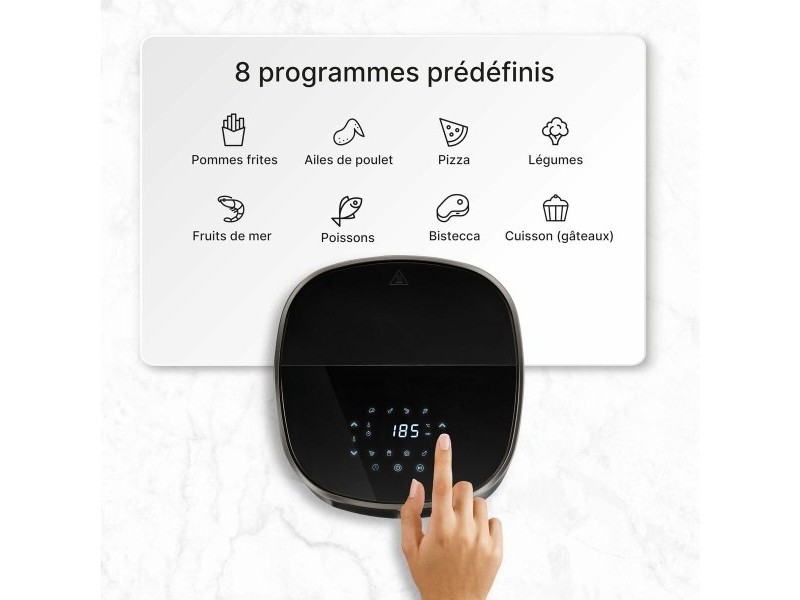 въздушен фритюрник UFESA SPARROW Черен 6 L въздушен фритюрник UFESA SPARROW Черен 6 L