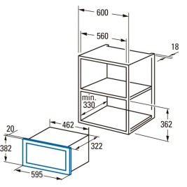 микровълновата фурна Cata MMA20WH Бял 800 W 1000 W 20 L