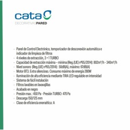 Конвенционален абсорбатор Cata SYGMA7010BK