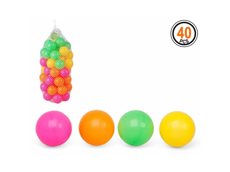 Цветни Топки за Детска Игра 115692 (40 uds)