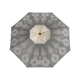 Плажен чадър Сив Ø 200 cm SPF50+ Boho