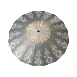 Плажен чадър Сив Ø 220 cm SPF50+ Boho