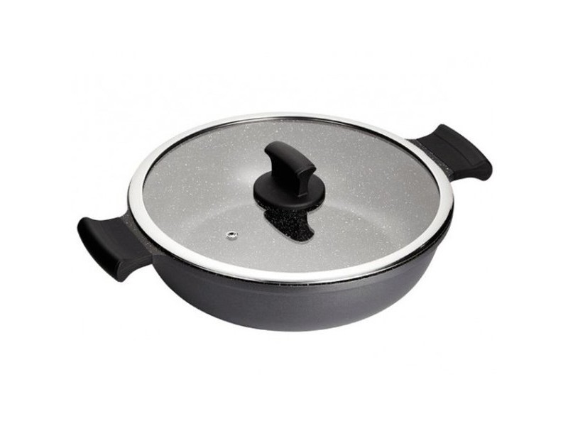 Касерола с Капак Inoxibar ABSOLUT Сив Ø 32 cm
