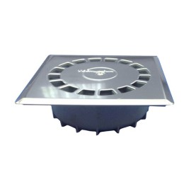 Отводнител Tecnoagua T-88 I PVC Неръждаема стомана 16,5 x 16,5 x 5 cm 5 cm Вертикално