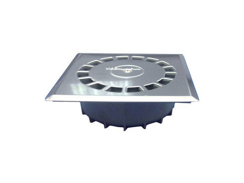 Отводнител Tecnoagua T-88 I PVC Неръждаема стомана 16,5 x 16,5 x 5 cm 5 cm Вертикално