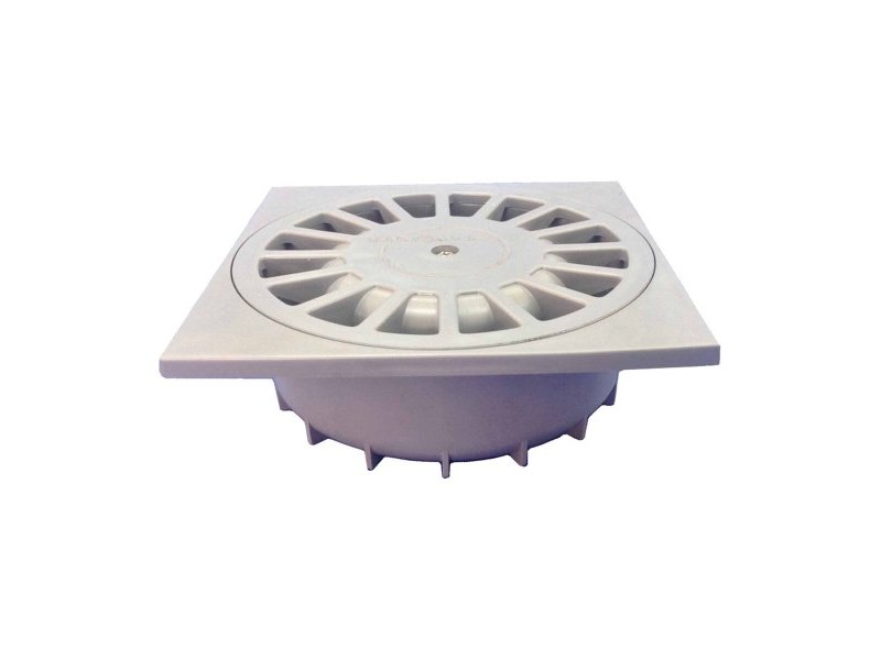 Отводнител Tecnoagua T-88 PVC 20 x 20 x 7 cm Ø 11 - 9 cm Вертикално