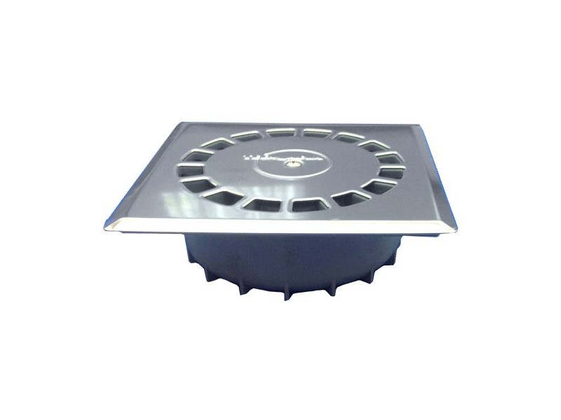 Отводнител Tecnoagua T-88 I PVC Неръждаема стомана 11,7 x 11,7 x 4,4 cm Ø 4 cm Вертикално