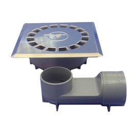 Отводнител Tecnoagua T-88 VHI PVC Неръждаема стомана 16,5 x 16,5 x 5 cm Ø 5 cm