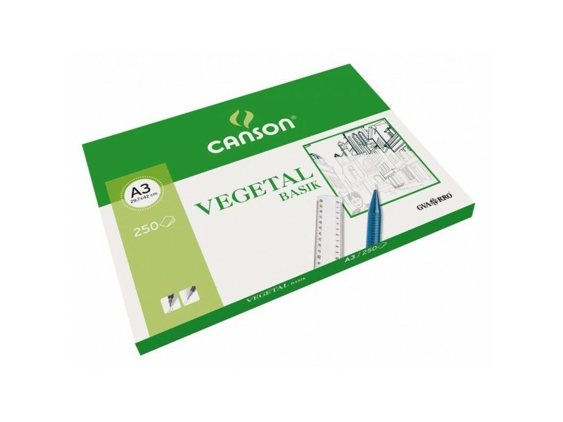 Пергаментова Хартия Canson Basik 250 Листи 90 g/m² 29,7 x 42 cm