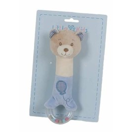 Плюшена Дрънкалка Vichi Син Мечка Гризалка 20 cm 20cm
