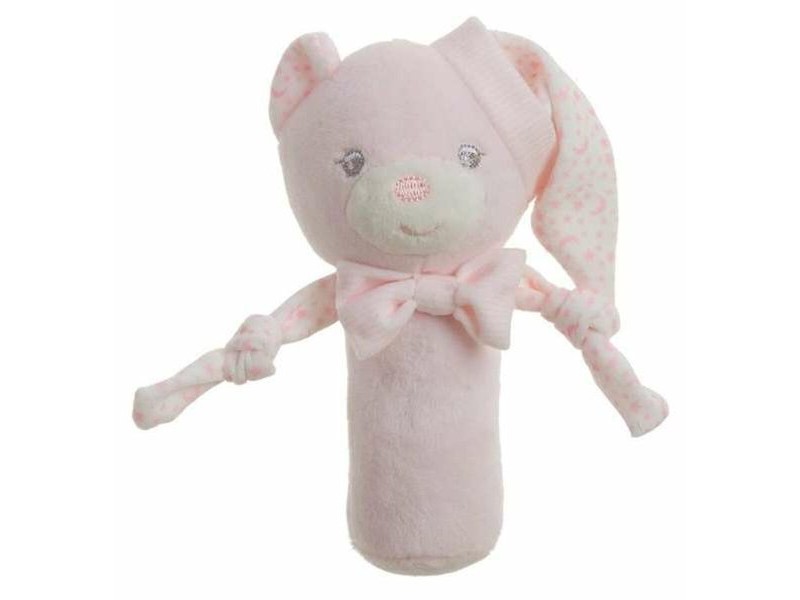 Дрънкалка Sweet Stars Мечка Розов 16 cm