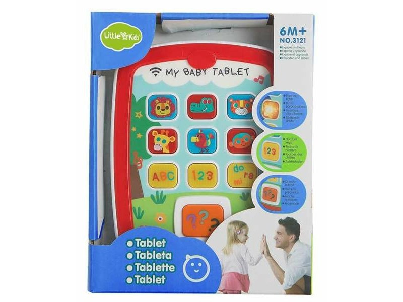 Интерактивна Играчка за Бебе My Baby Tablet 18 x 14 x 3 cm Интерактивна Играчка за Бебе My Baby Tablet 18 x 14 x 3 cm