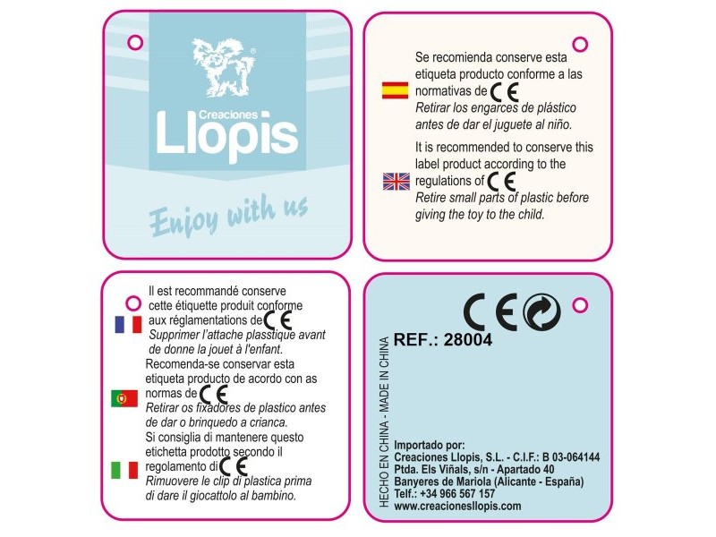 Комплект Нагръдници Bear 42 x 16 cm 3 Части