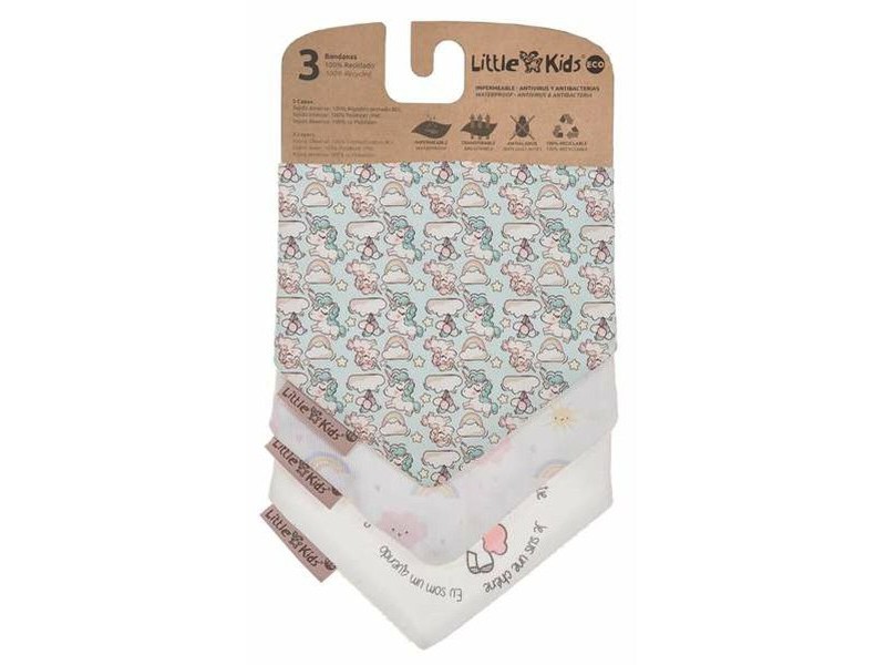 Комплект Нагръдници Unicorn 42 x 16 cm 3 Части