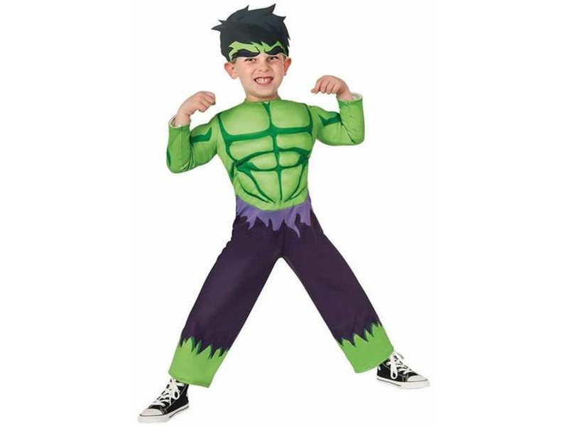 Маскировъчен костюм за деца Hulk 3-6 години (2 Части)