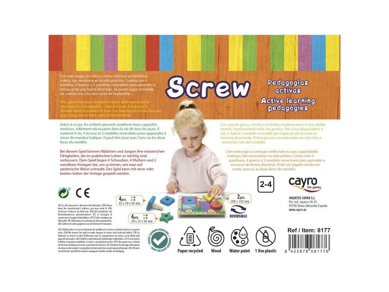 Бебешка играчка Cayro Screw