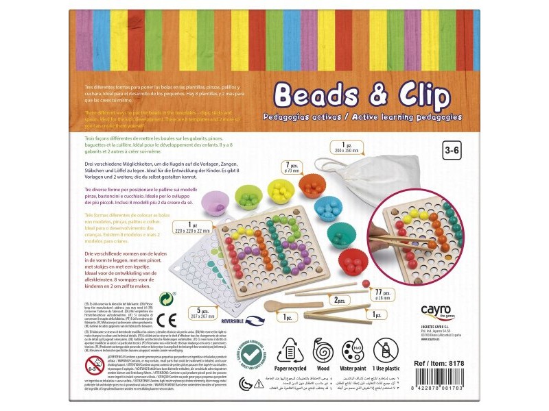 Образователна Игра Cayro Bead & Clip