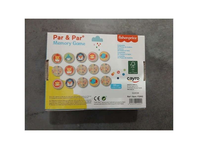 Игра за Памет Cayro Par&Par Memory Game