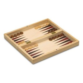 Комплект 3 игри на Маса Cayro 648 Дървен 29 x 29 cm 3 в 1 Шах Backgamon Дами