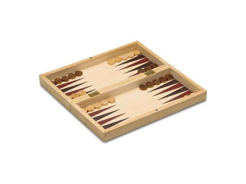 Комплект 3 игри на Маса Cayro 648 Дървен 29 x 29 cm 3 в 1 Шах Backgamon Дами