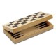 Комплект 3 игри на Маса Cayro 648 Дървен 29 x 29 cm 3 в 1 Шах Backgamon Дами