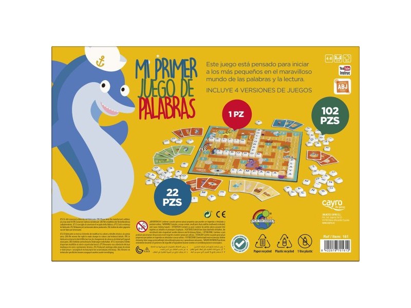 Настолна игра Mi Primer Juego De Palabras Cayro (ES)