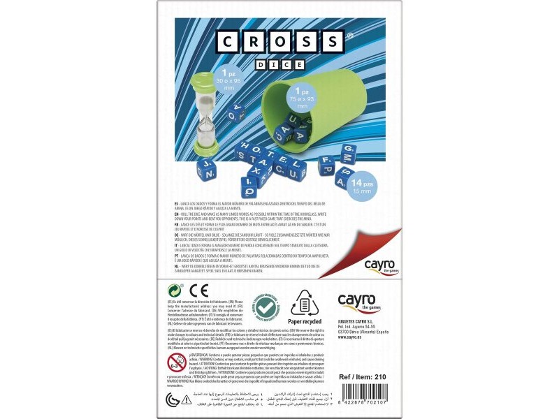 Настолна игра Cayro Cross Dices