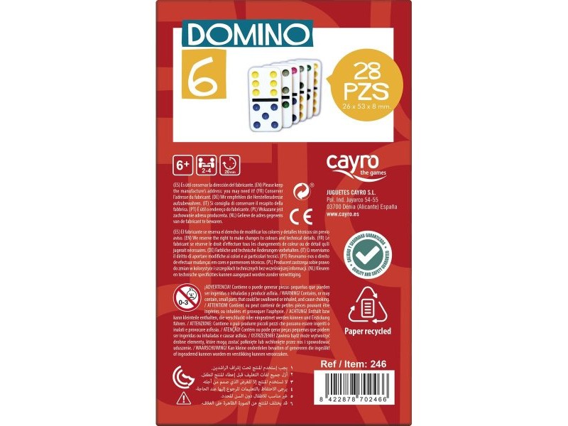 Домино Cayro цвята